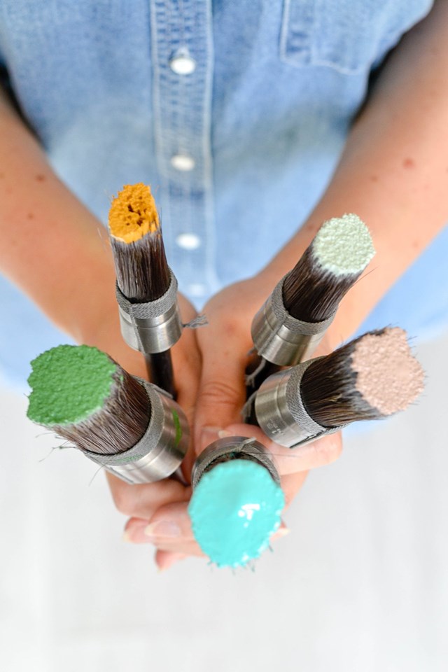 Furniture Paint Brush Guide â What Brush for Which Paint & Why it Matters