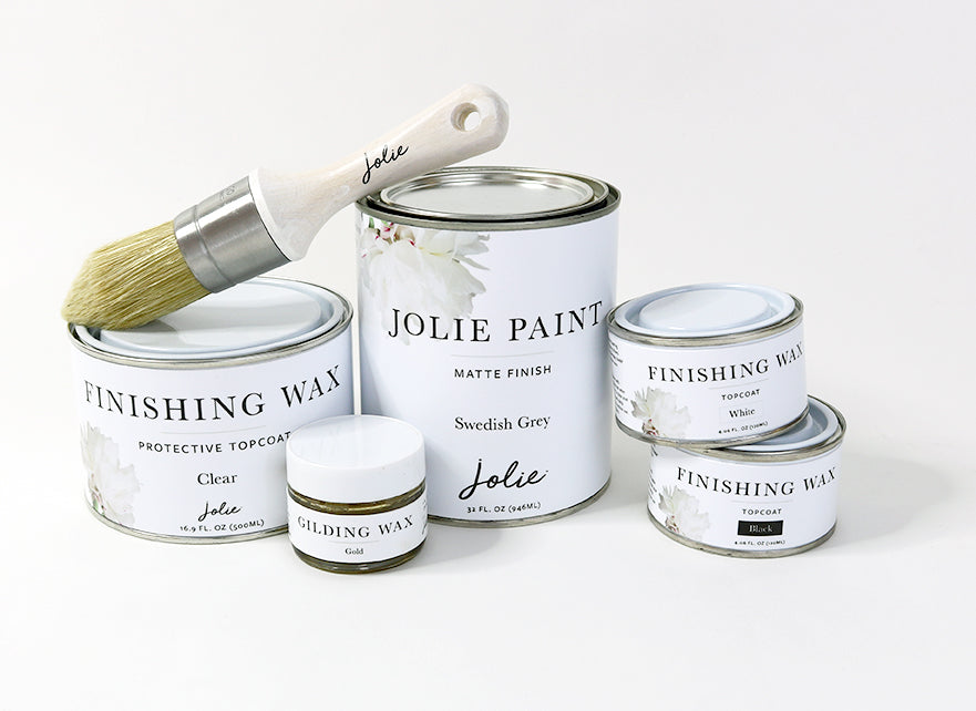 White  Jolie Finishing Wax for chalk finish paint