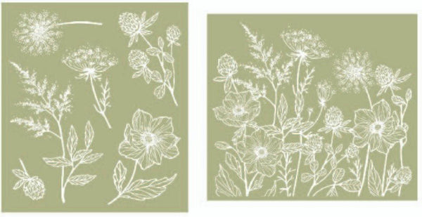 Wildflowers | silkscreen stencil