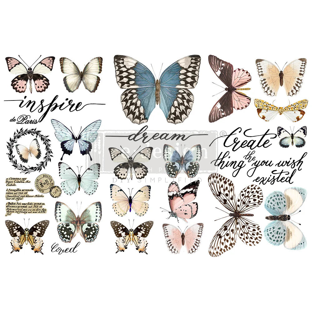Papillon Collection Redesign with Prima decor transfer