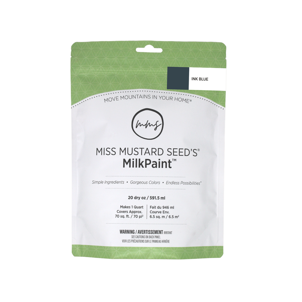 Miss Mustard Seed’s Milk Paint Ink Blue dark blue milk paint non toxic all natural