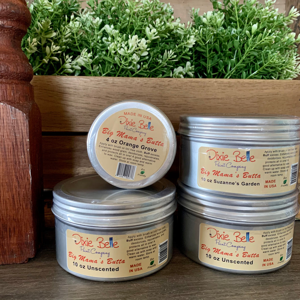 Big Mama's Butta furniture wax 2 sizes 2 scents and unscented