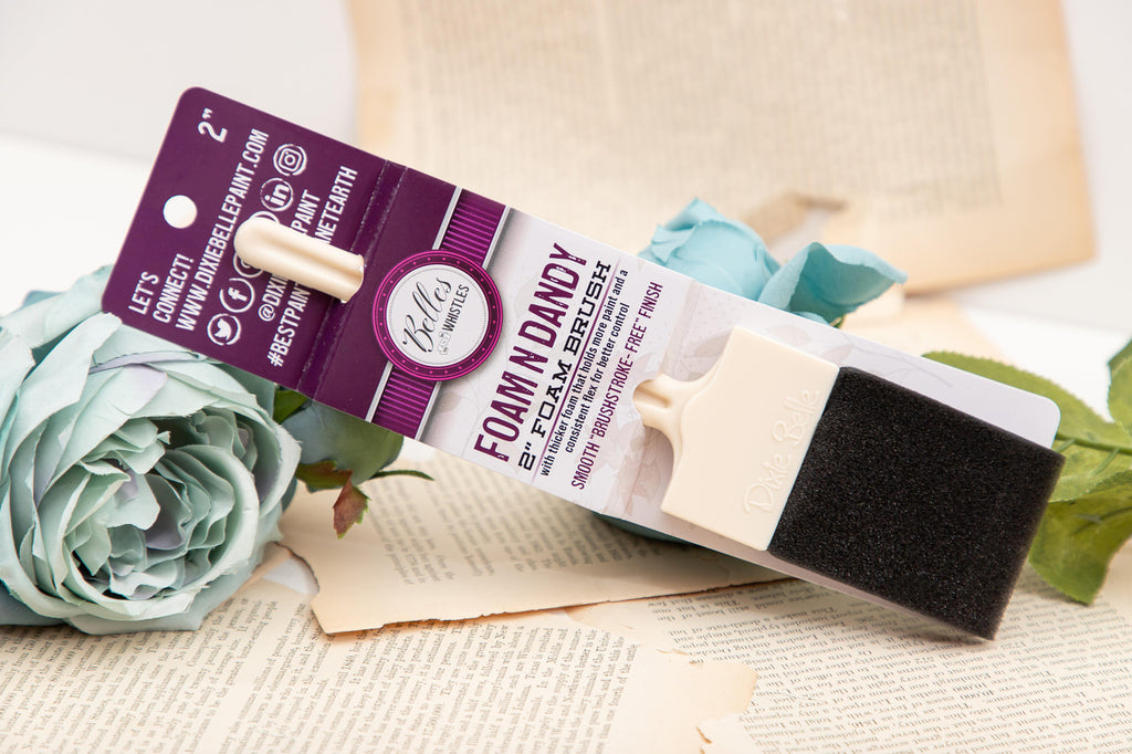 Foam paint applicator brushes Dixie Belle Australia retailer For the Love Creations