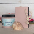 Silk mineral paint Conch soft dusty pink painted sample