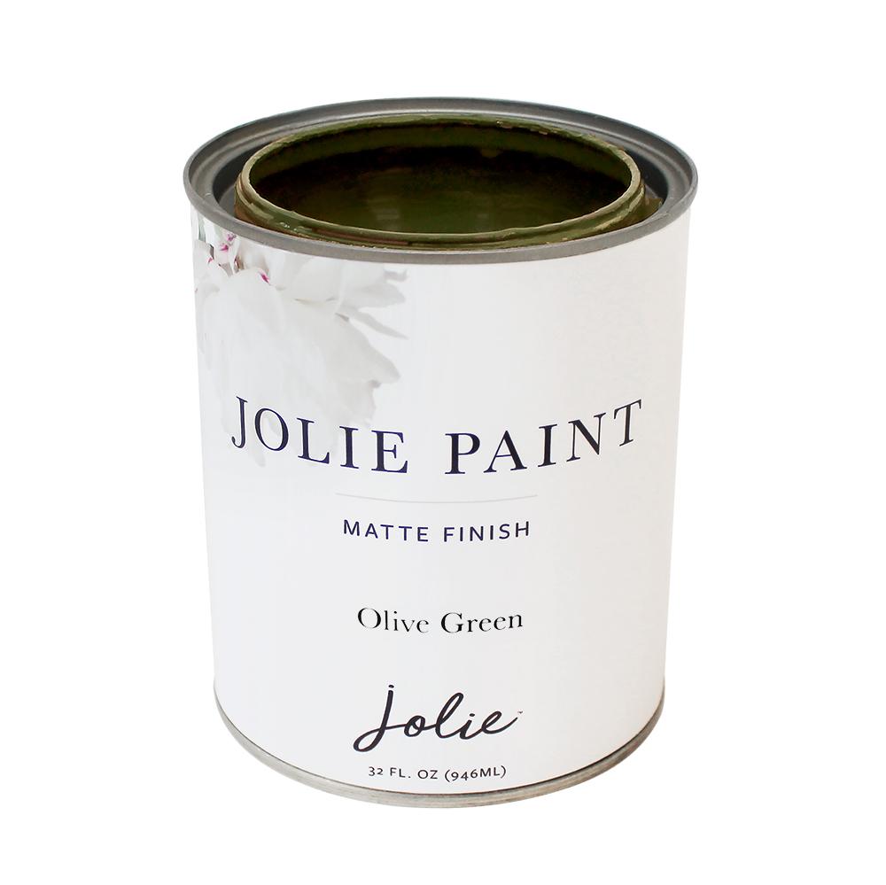 Jolie Paint - Olive-Green dark green yellow undertones 1 litre