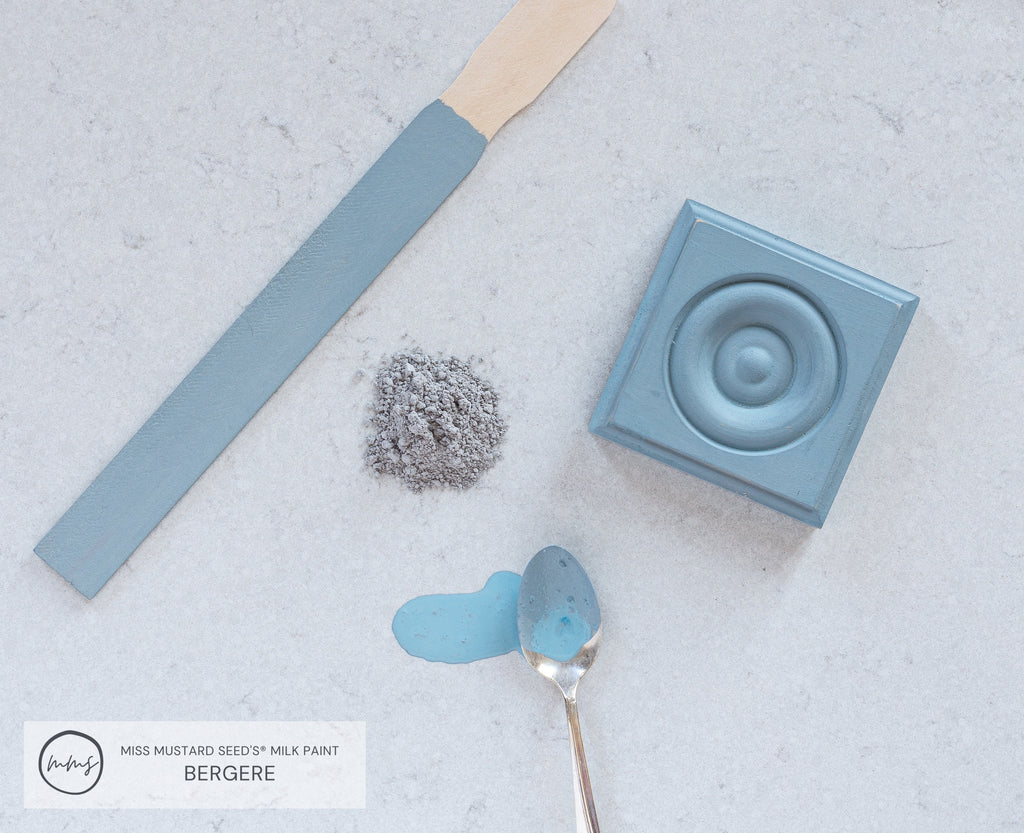 Bergere pale blue milk paint For the Love Creations Aussie retailer