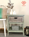 Miss Mustard Seed’s Milk paint By the Sea side table