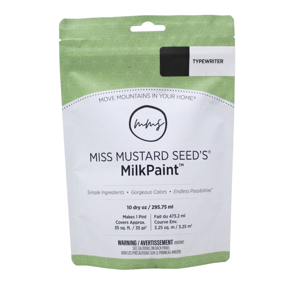 MMS Milk Paint Typewriter deep black milk paint 475ml  For the Love Creations Australian retailer