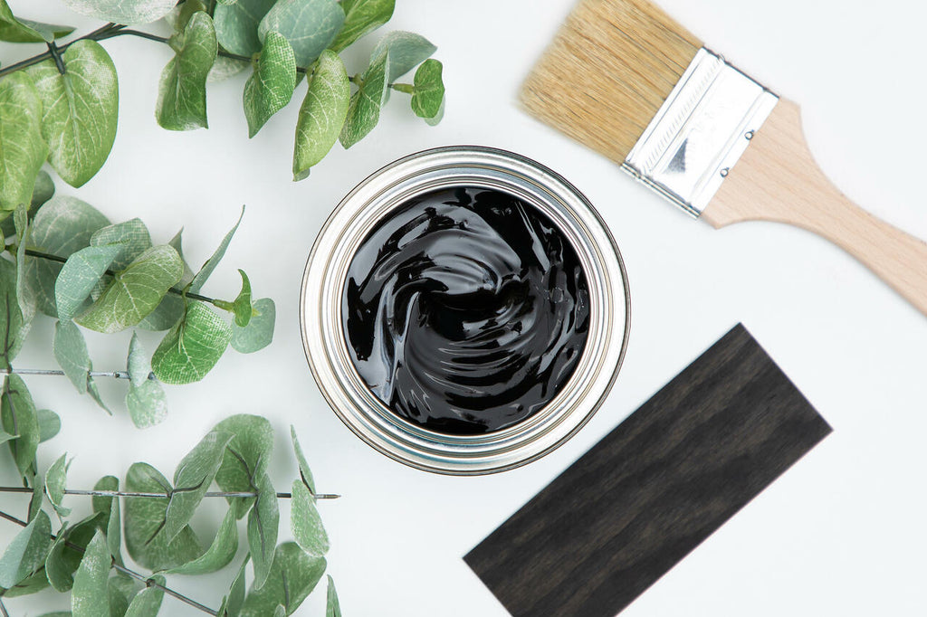 Dixie Belle No Pain Gel Stain Colonial Black oil based stain For the Love Creations Aussie retailer