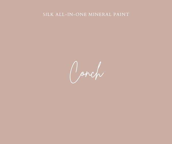 Silk all in one mineral paint Conch dusty pink For the Love Creations Aussie stockist