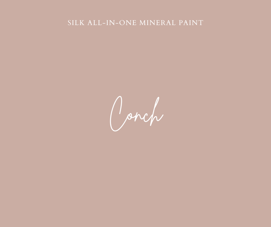 Silk all in one mineral paint Conch dusty pink For the Love Creations Aussie stockist