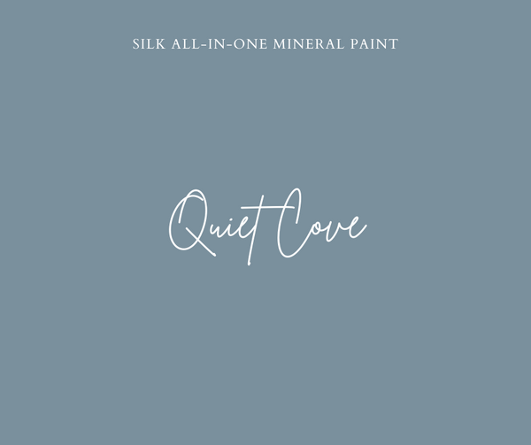 Quiet Cove Silk all in one mineral paint 475ml  For the Love Creations Australia 