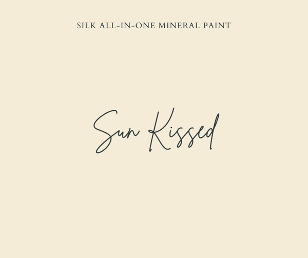 Silk all in one mineral paint Sun Kissed soft yellow For the Love Creations Aussie retailer