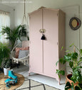 Silk all in one mineral paint Conch 475ml soft dusty pink painted wardrobe  For the Love  Creations Australian stockist
