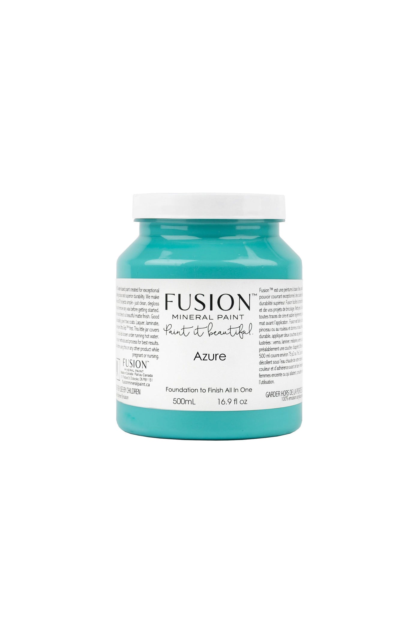Azure Fusion Mineral Paint Azure aqua turquoise For the Love Creations
