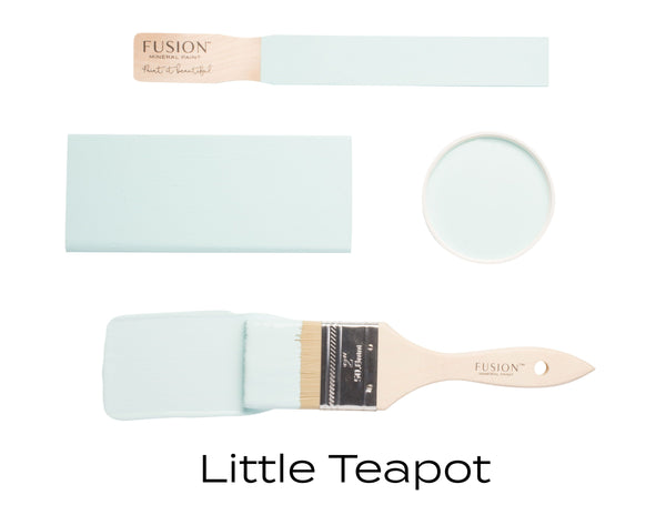Fusion Mineral Paint Little Teapot soft teal blue at For the Love Creations Australian stockist