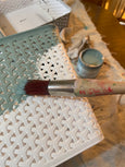 Dixie Belle Round small brush in use synthetic bristle from Aussie retailer For the Love Creations
