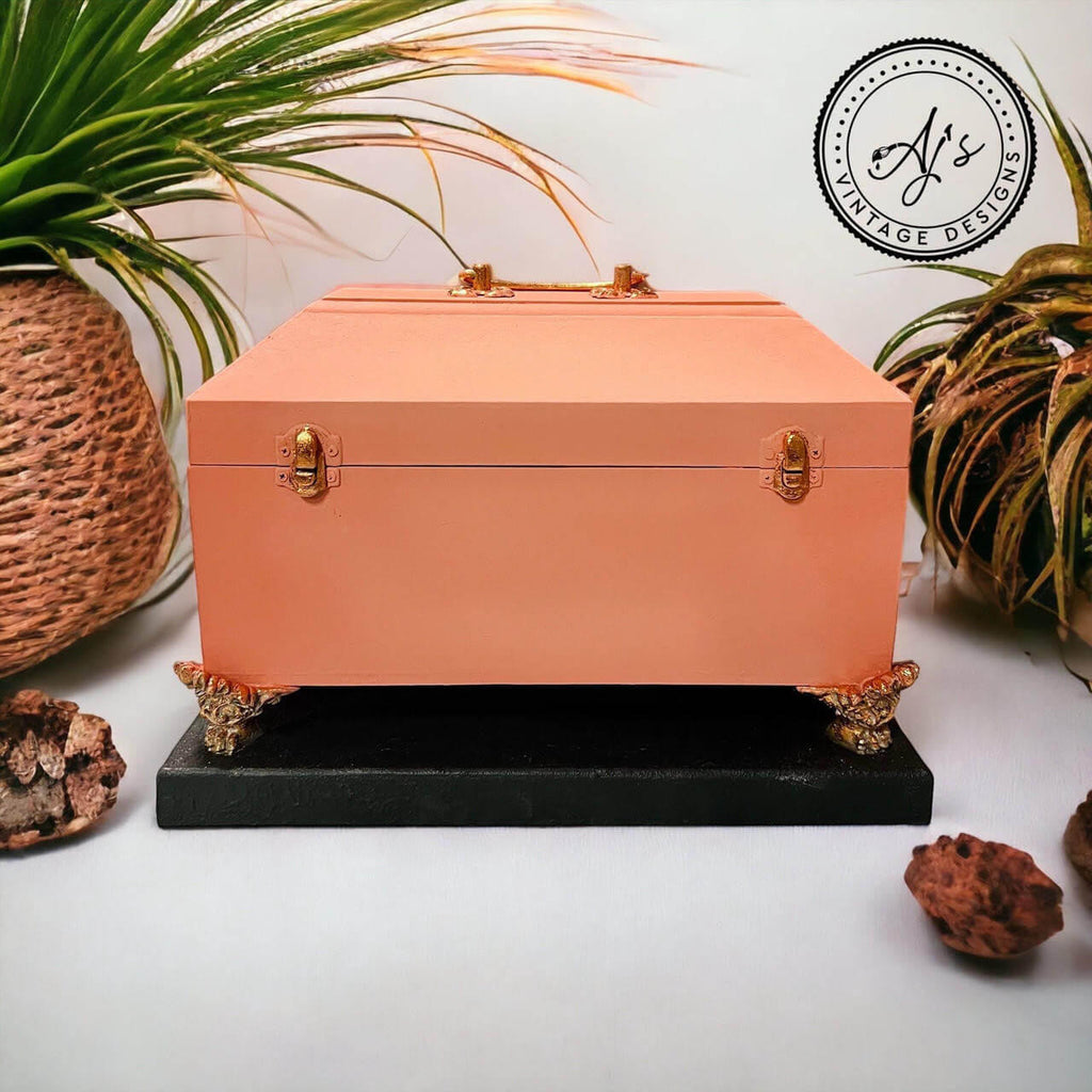 Dixie Belle chalk paint Cottage Door coral peach chalk paint