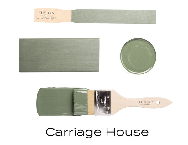 Fusion Mineral Paint Carriage House soft earthy vibrant green For the Love Creations Australian retailer
