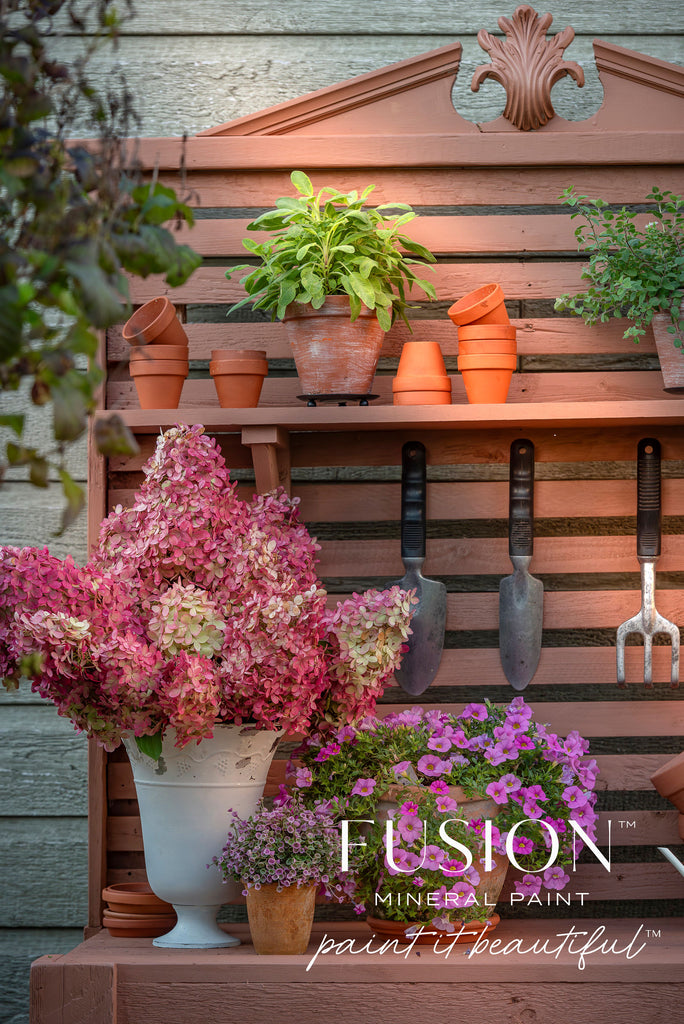 Iron Clay Fusion Mineral Paint terracotta furniture paint