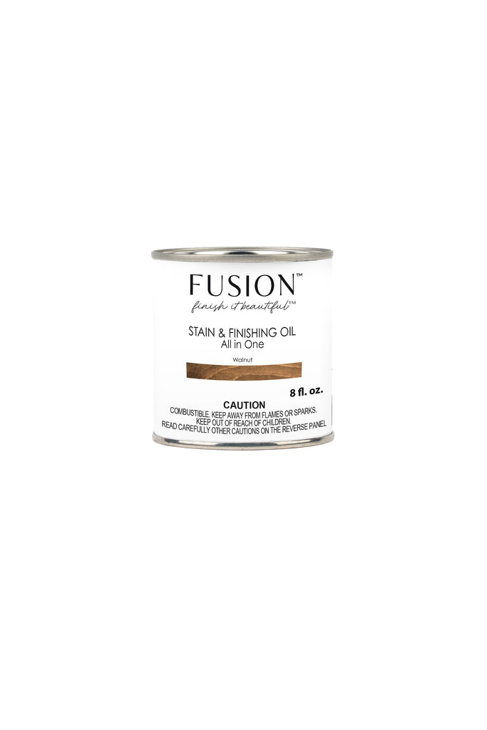 Walnut Stain and Finishing Oil Fusion Mineral Paint 237ml