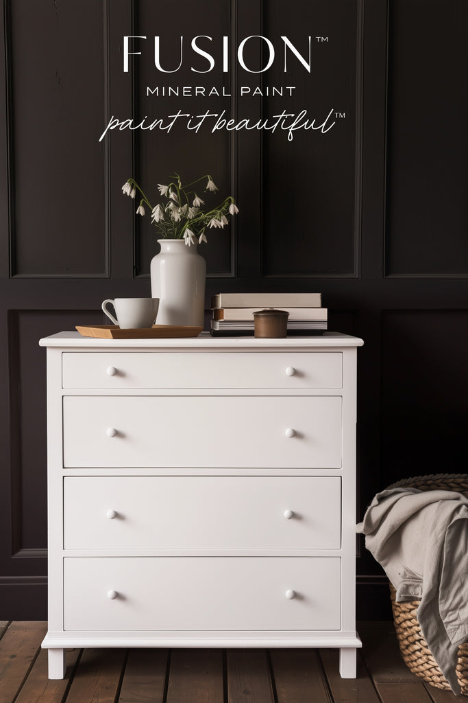 Fusion Snowdrop Fusion Mineral Paint white acryllic paint