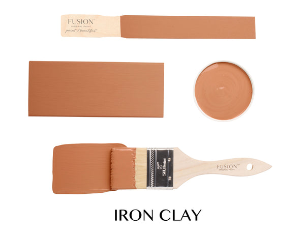 Iron Clay Fusion Mineral Paint terracotta earthy rustic mineral paint