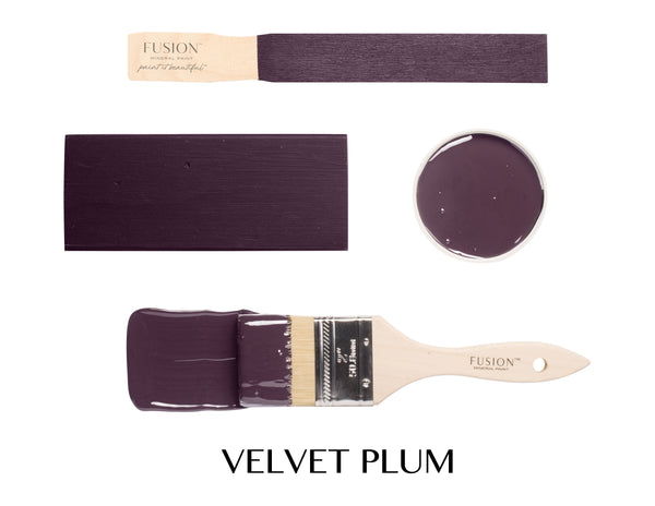 Velvet Plum Fusion Mineral Paint eggplant purple mineral paint