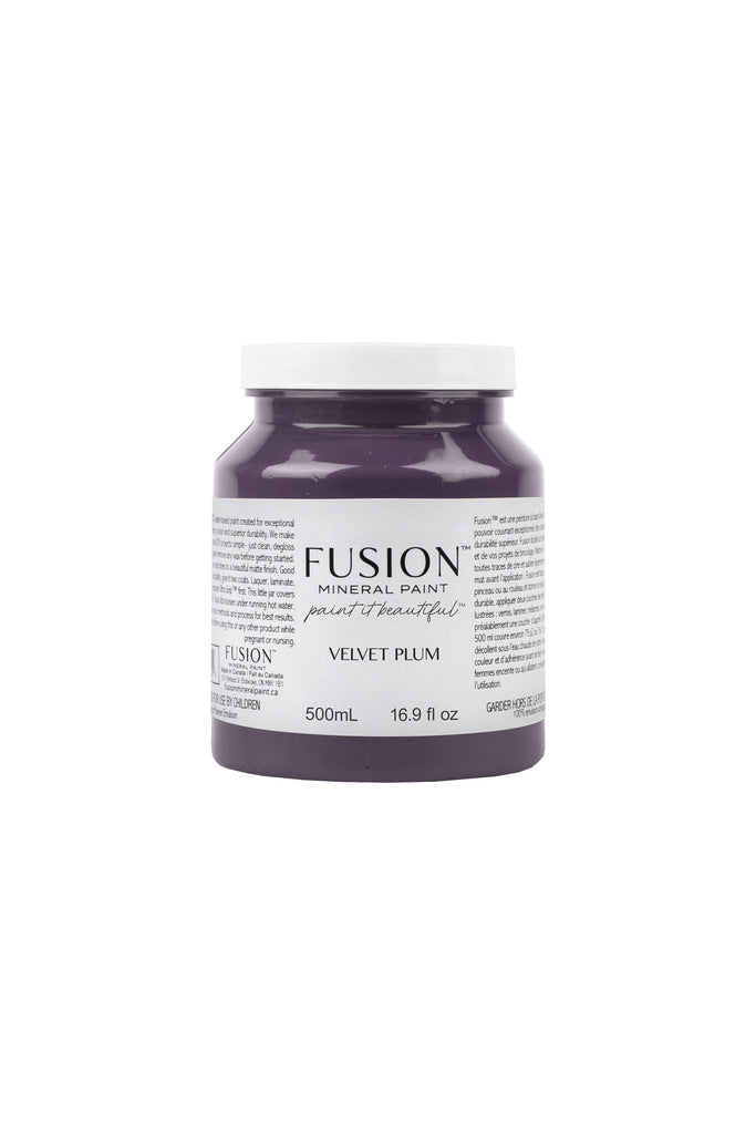 Velvet Plum Fusion Mineral Paint eggplant purple mineral paint