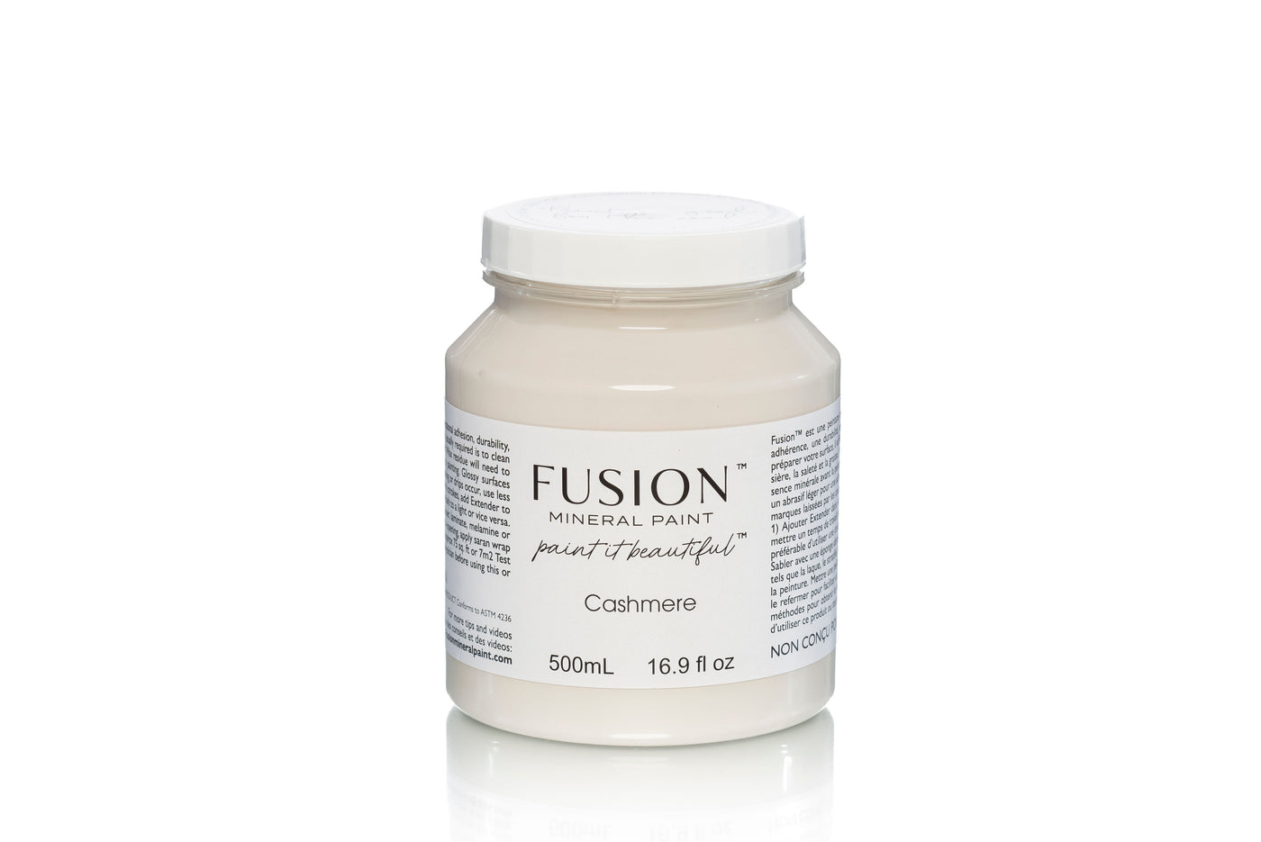 Fusion Mineral Paint Cashmere creamy neutral 500ml Australian stockist