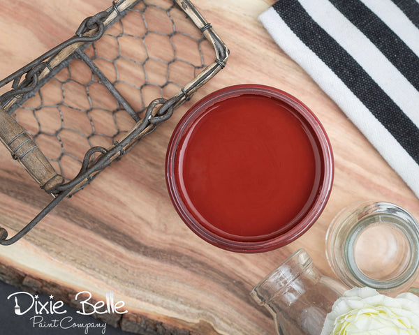 Rustic Red warm brown red chalk paint Dixie Belle Elite retailer For the Love Creations