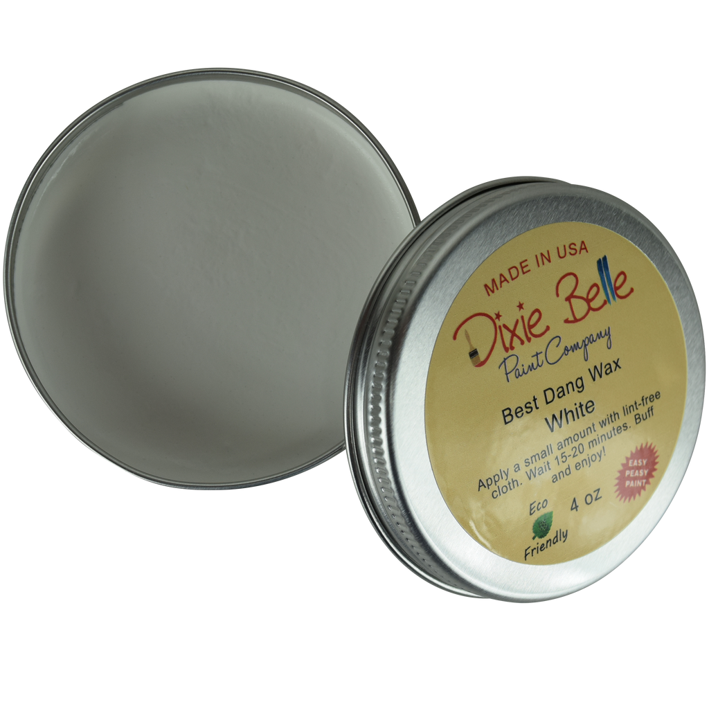 Dixie Belle white finishing wax topcoat flat finish Australian stockist