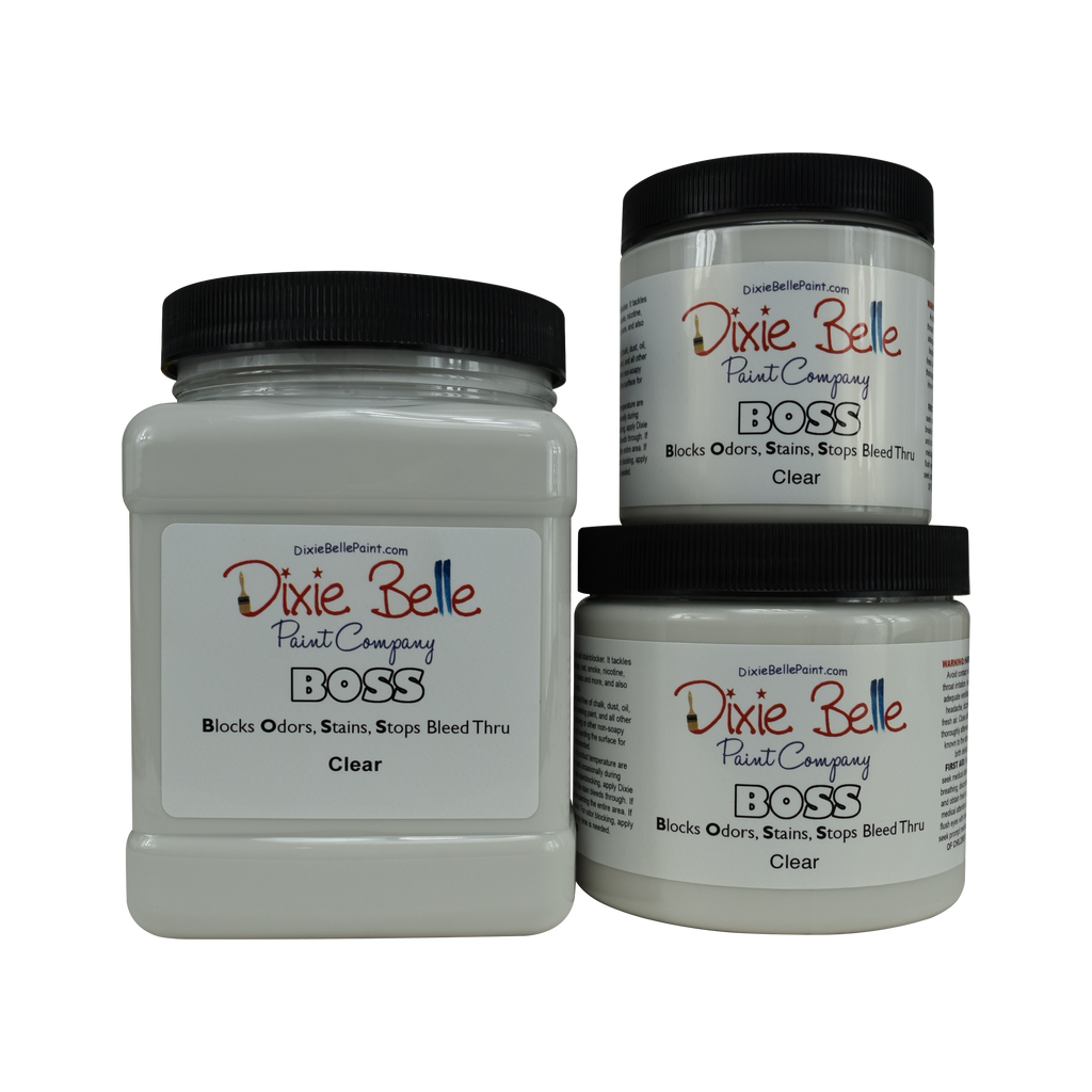 Clear BOSS stain and odour blocker  from Dixie Belle Elite Retailer in Australia