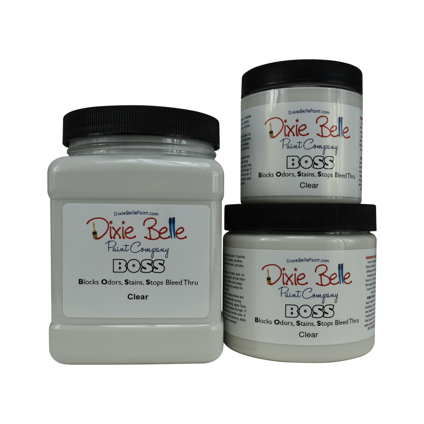 Clear BOSS stain and odour blocker  from Dixie Belle Elite Retailer in Australia