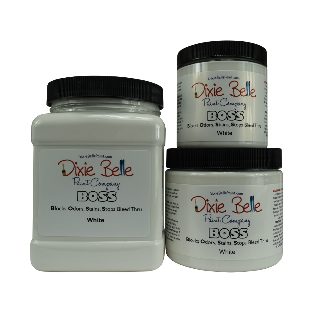 BOSS White stainblocker Australia-wide Dixie Belle retailer