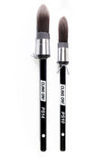 Cling On synthetic bristle paint brushes pointy 2 sizes For the Love Creations Aussie retailer