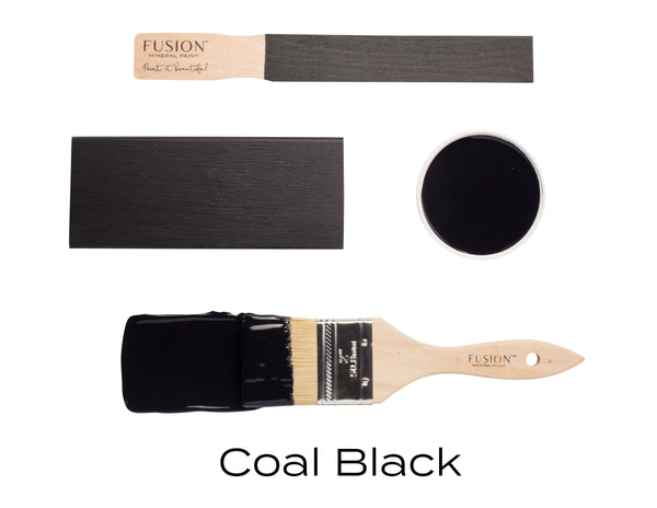 Fusion Coal Black jet black color sample For the Love Creations