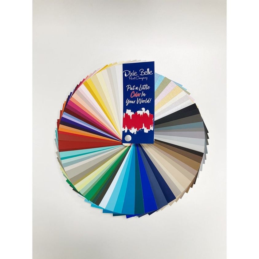 Dixie Belle paint fan deck 64 colours metallic colours pocket sized Australian retailer For the  Love Creations