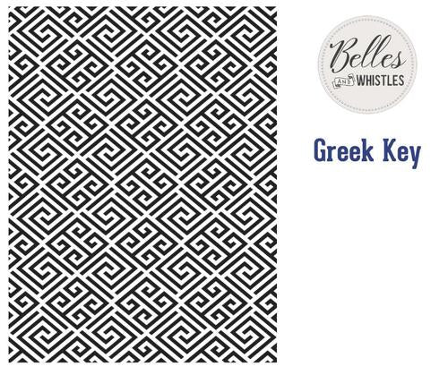 Greek Key stencil Dixie Belle Belles & Whistles oversized stencil For the Love Creations Aussie retailer