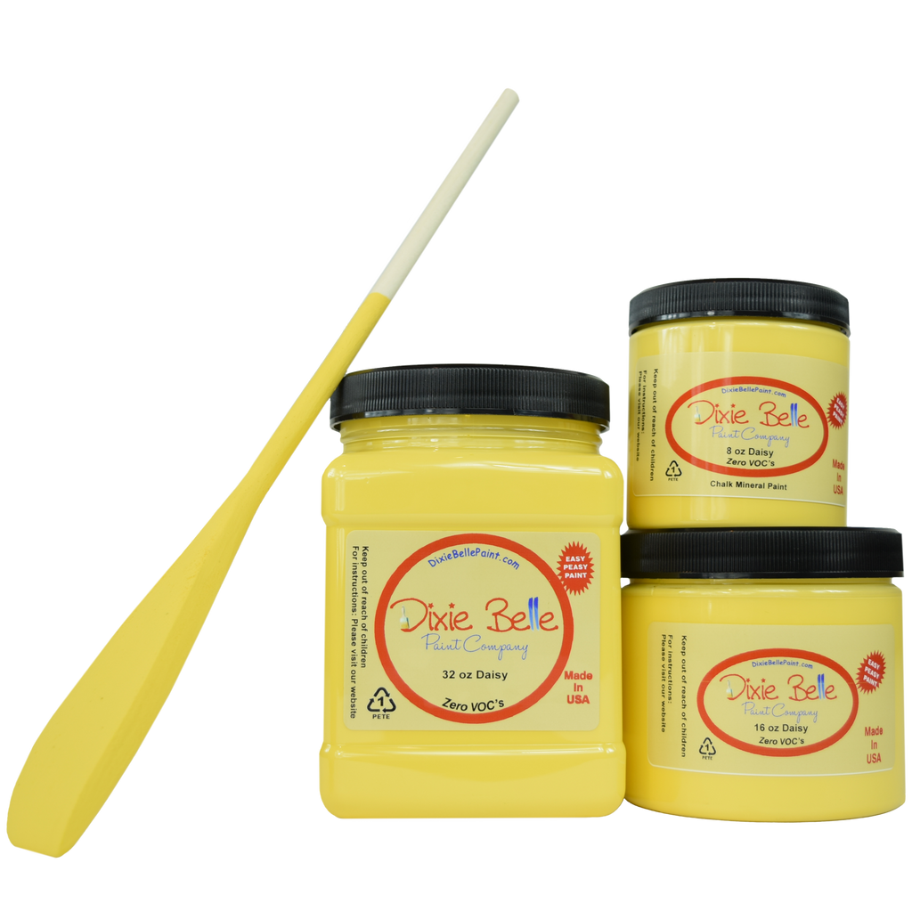 Dixie Belle chalk mineral paint Daisy bright sunny yellow Elite Retailer Australia chalk paint