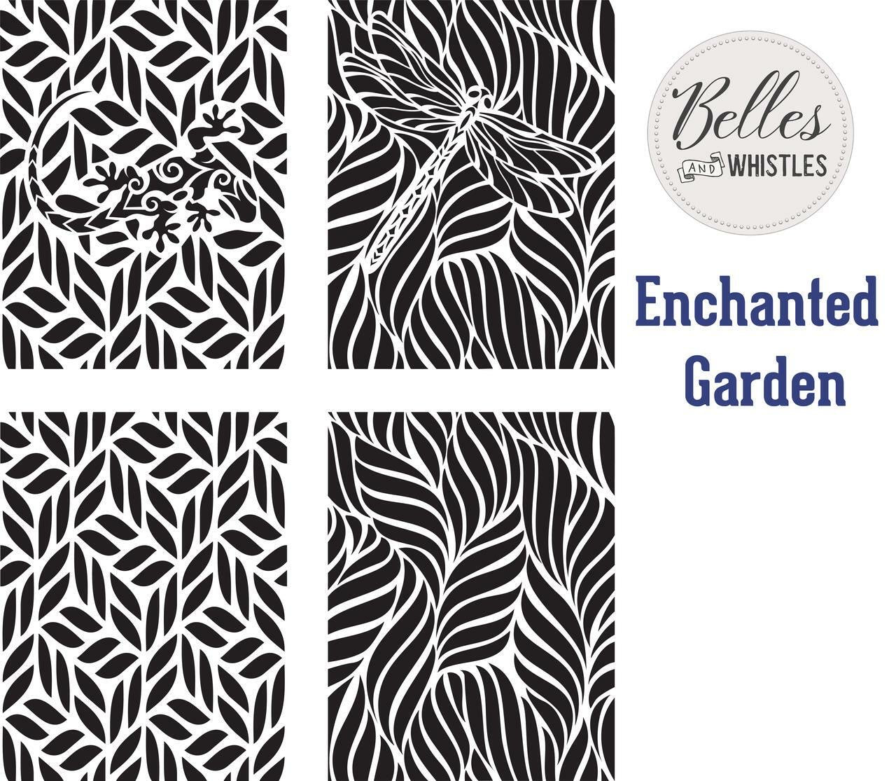 Enchanted Garden Stencil | Belles & Whistles