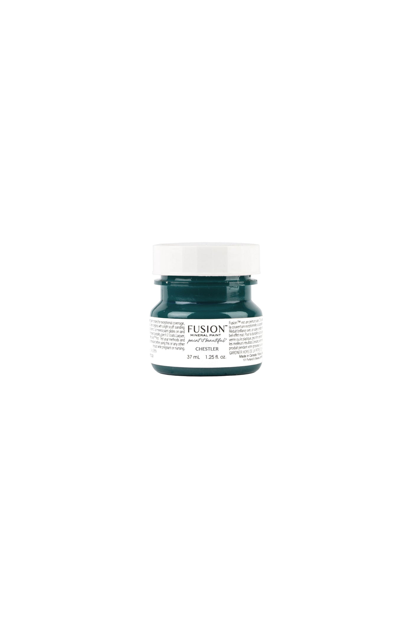 Fusion Chestler 37ml tester deep blue green mineral paint For the Love Creations Australian retailer