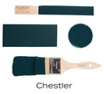 Fusion Chestler deep blue green mineral paint For the Love Creations Australian retailer