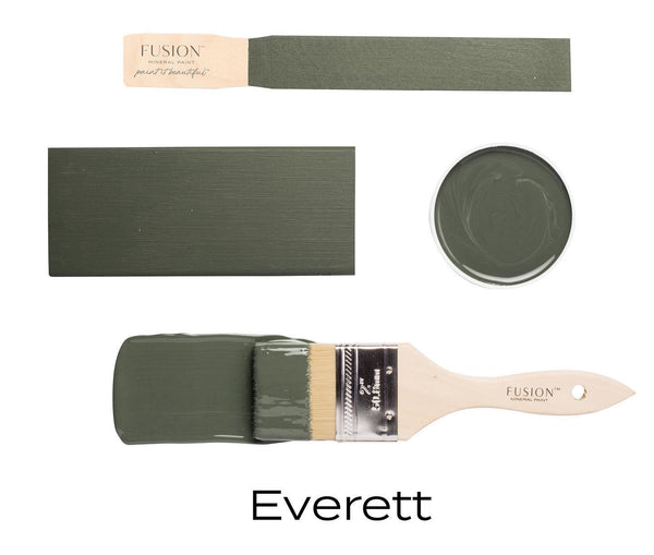 Fusion Mineral Paint Everett warm olive green For the Love Creations Aussie Fusion stockist