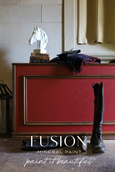 Fusion Highlander warm red painted chest For the Love Creations Australian stockist