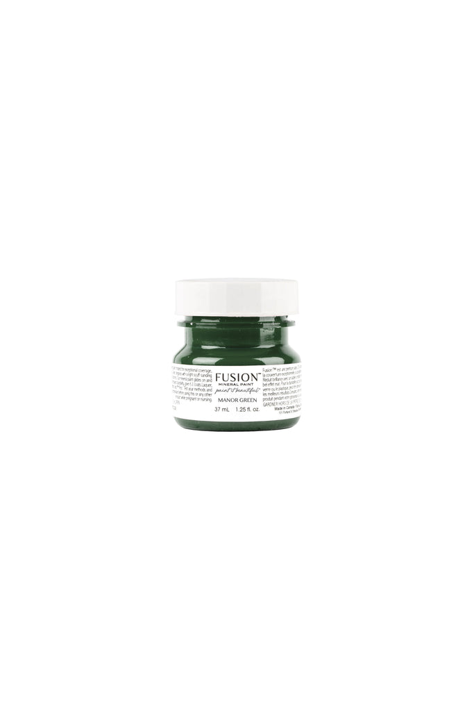 Fusion Manor Green deep dark green paint 2 sizes For the Love Creations specialty paint shop Australia