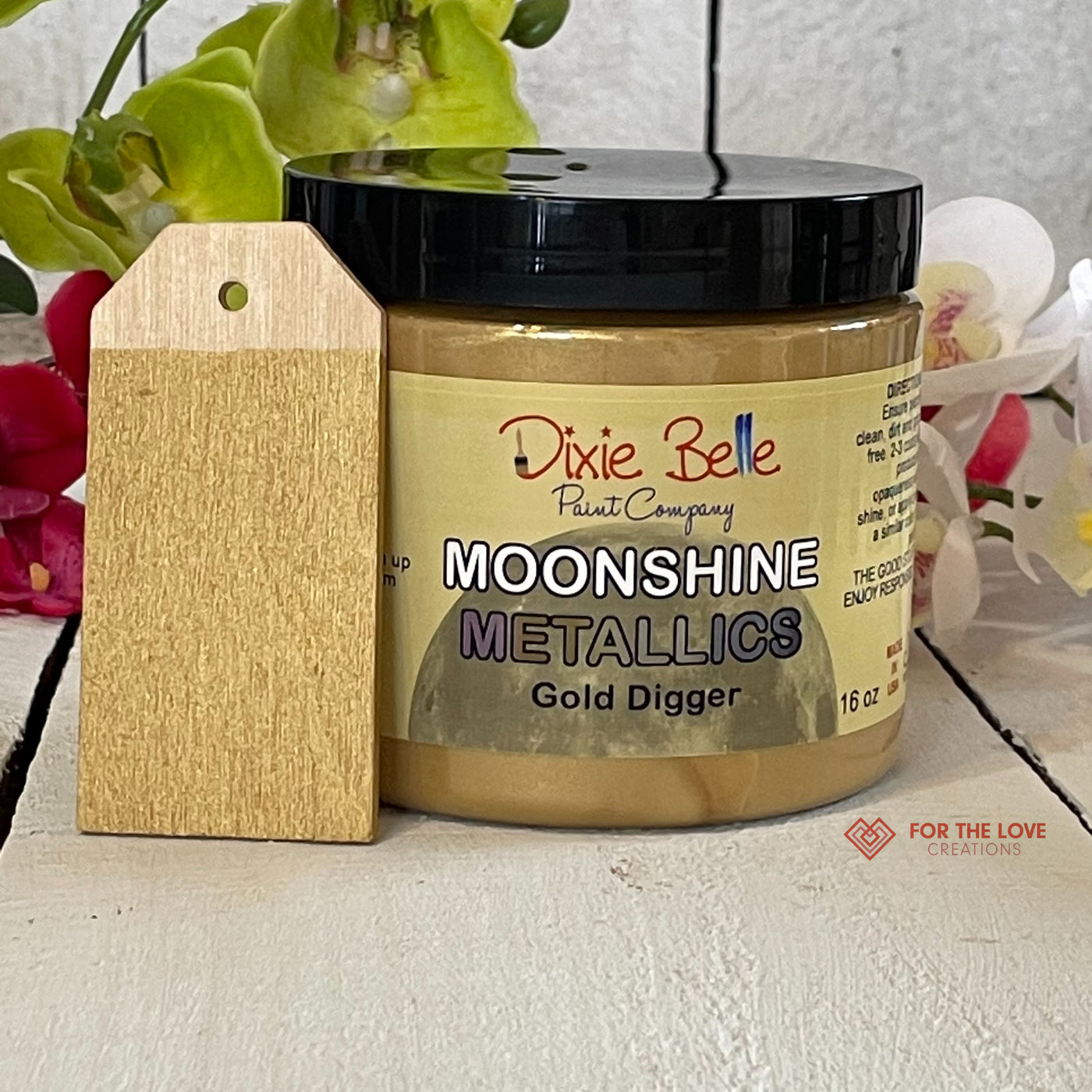 Dixie Belle Moonshine Metallics yellow gold Elite stockist Australia