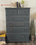 Jolie Graphite painted tallboy chalk paint For the Love Creations 