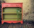 Dixie Belle Honky Tonk Red true classic red painted dresser chalk paint