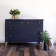 Dixie Belle In the Navy navy blue painted dresser chalk paint